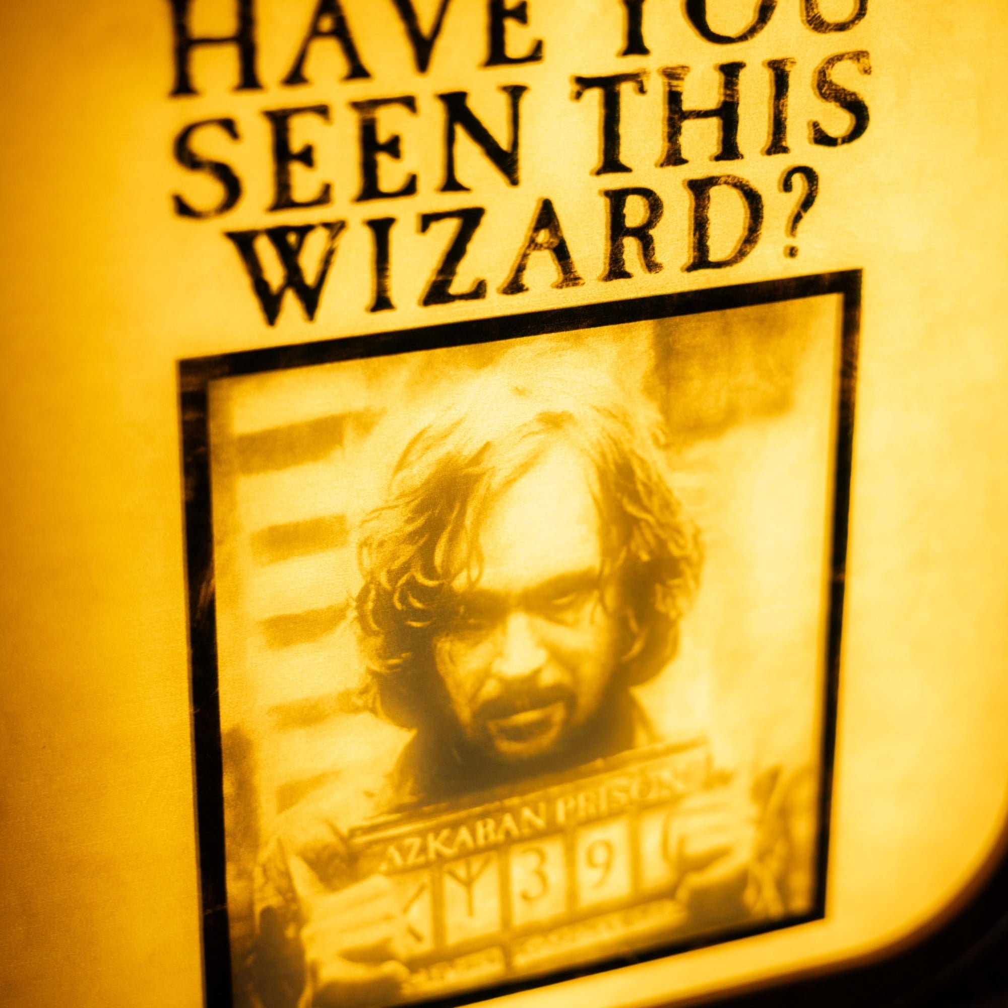 Wooden Acrylic Harry Potter Night Light - Azkaban Prisoner by Enjoy The Wood