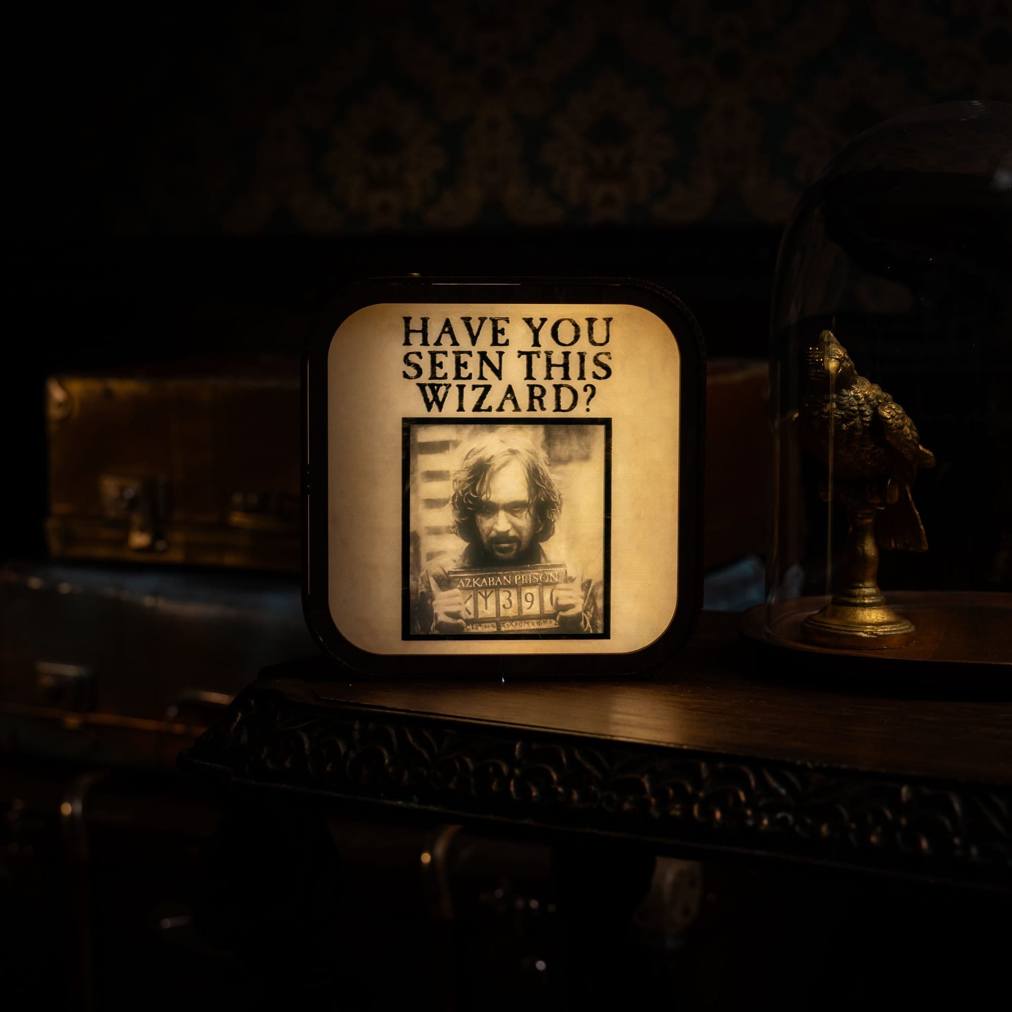 Wooden Acrylic Harry Potter Night Light - Azkaban Prisoner by Enjoy The Wood