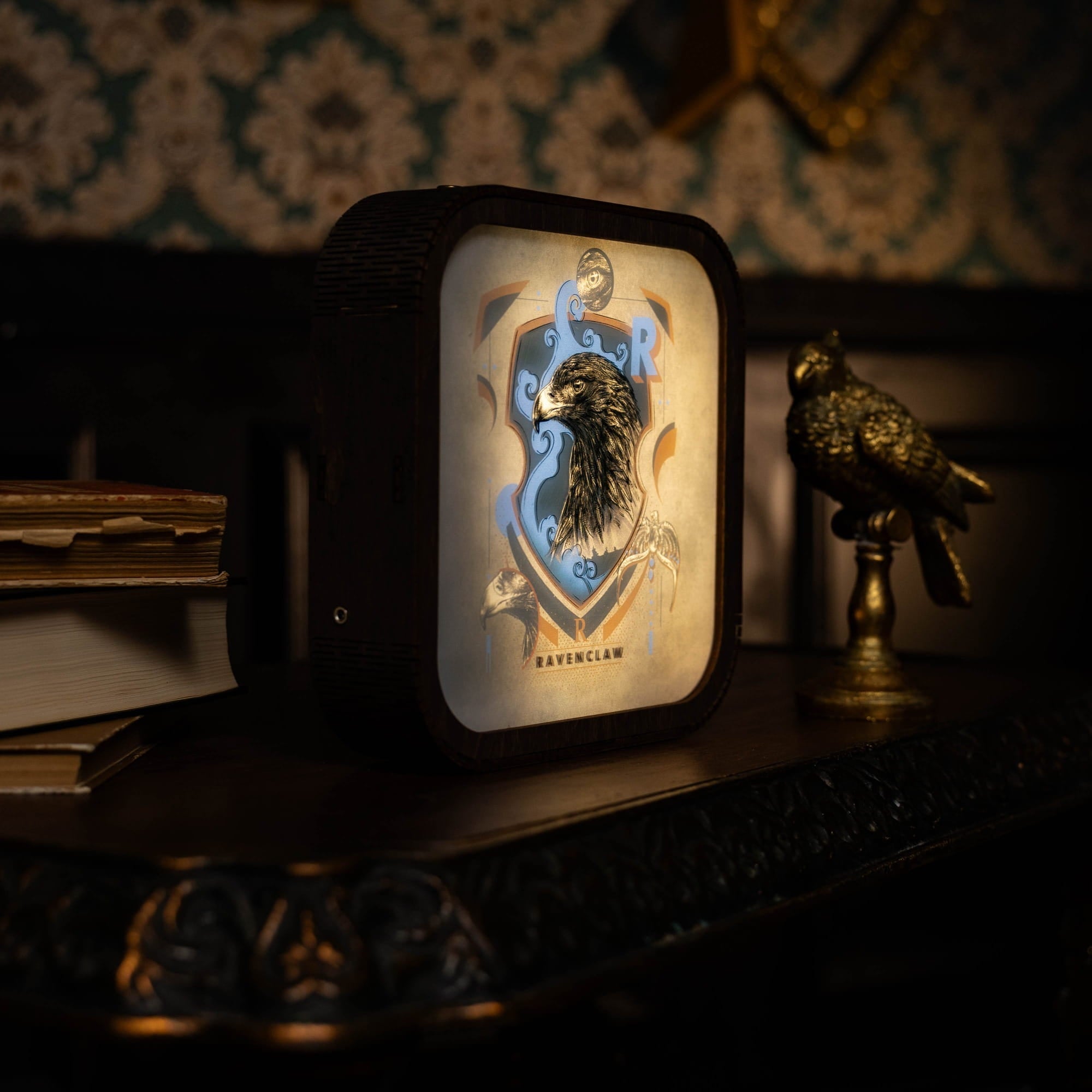 Wooden Acrylic Harry Potter Night Light - Eagle of Ravenclaw by Enjoy The Wood