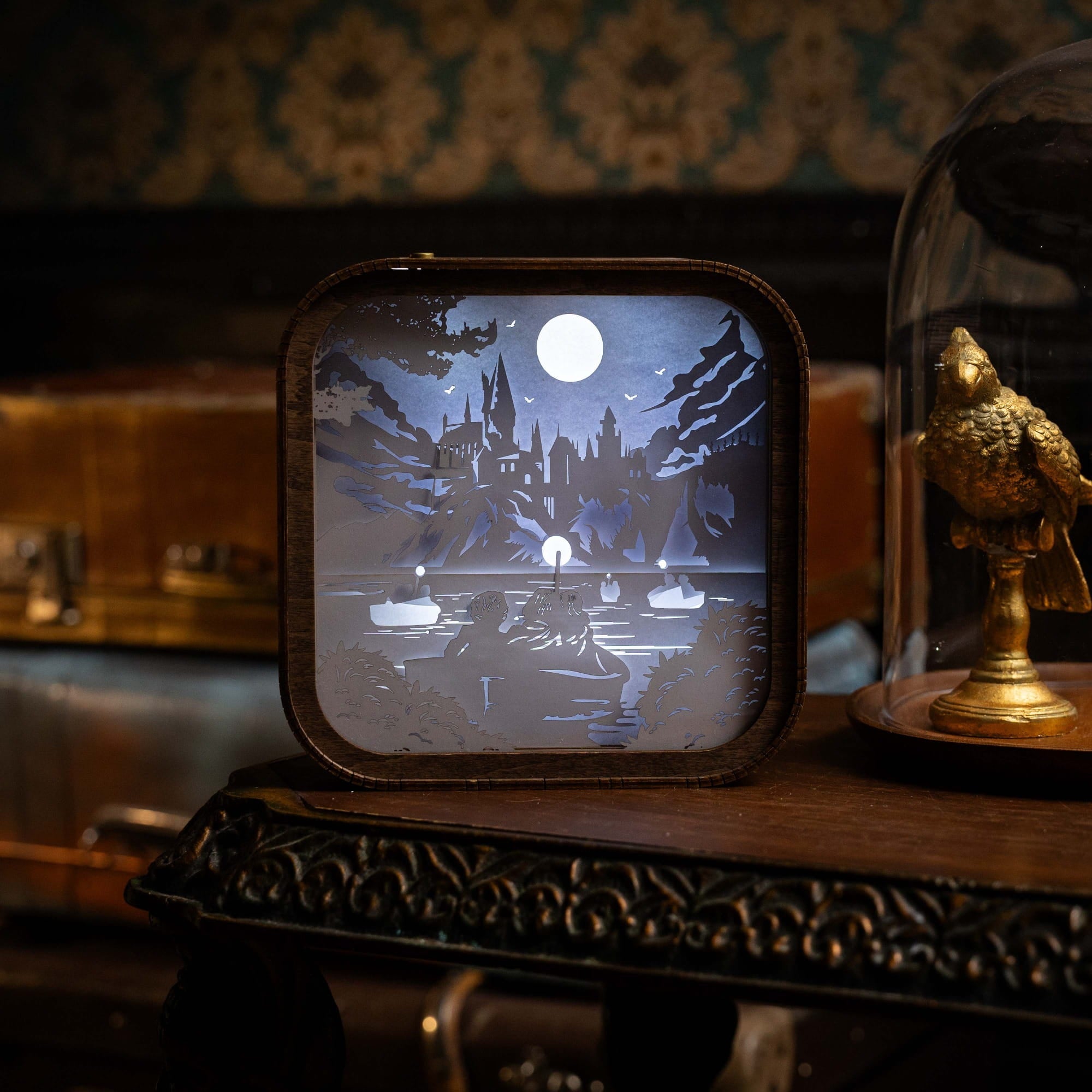 Wooden Harry Potter Night Light - Journey to Hogwarts by Enjoy The Wood