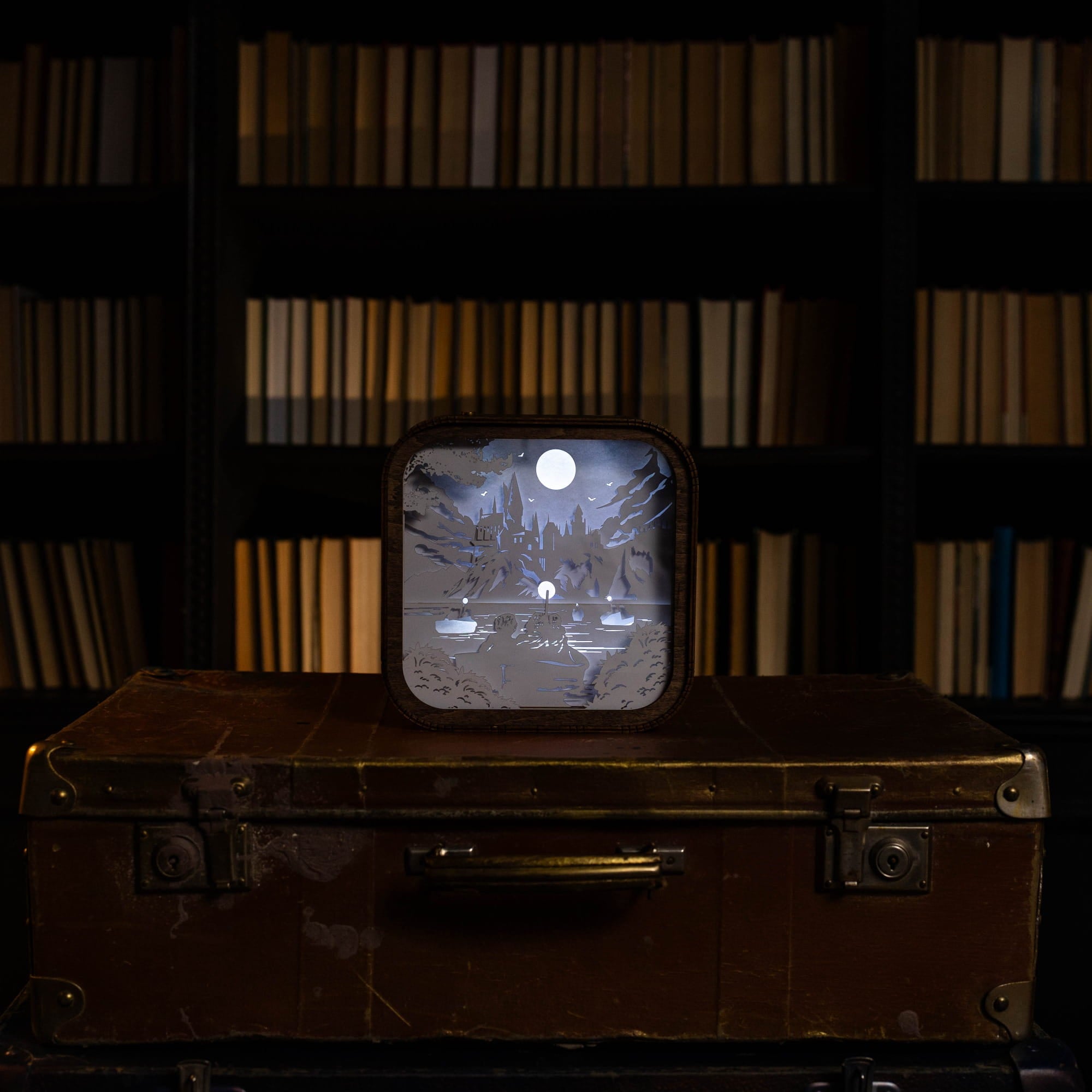 Wooden Harry Potter Night Light - Journey to Hogwarts by Enjoy The Wood