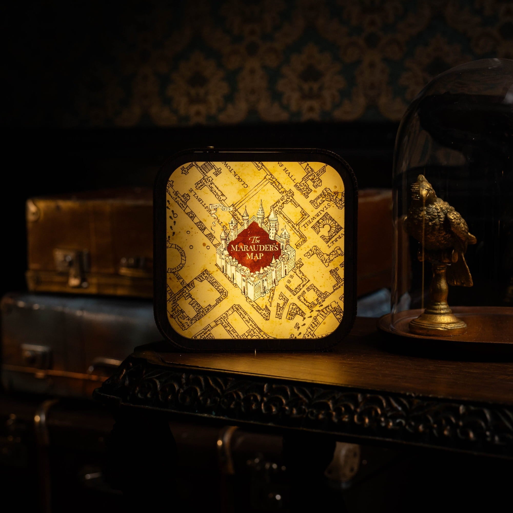 Wooden Acrylic Harry Potter Night Light - The Marauder’s Map by Enjoy The Wood