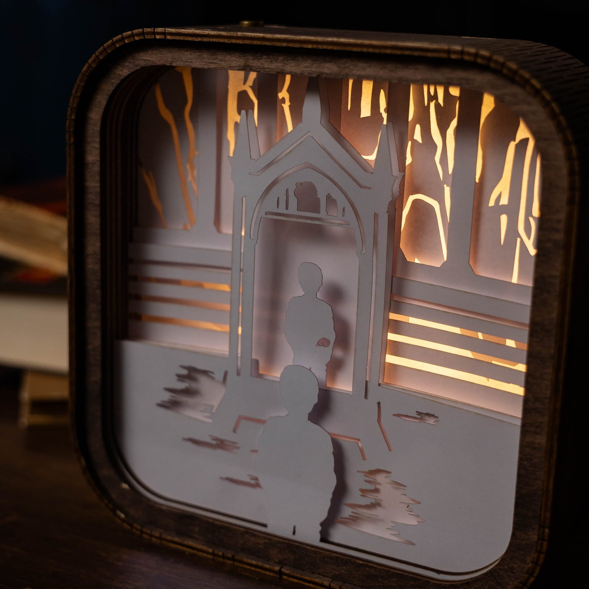 Wooden Harry Potter Night Light - The Mirror of Erised by Enjoy The Wood
