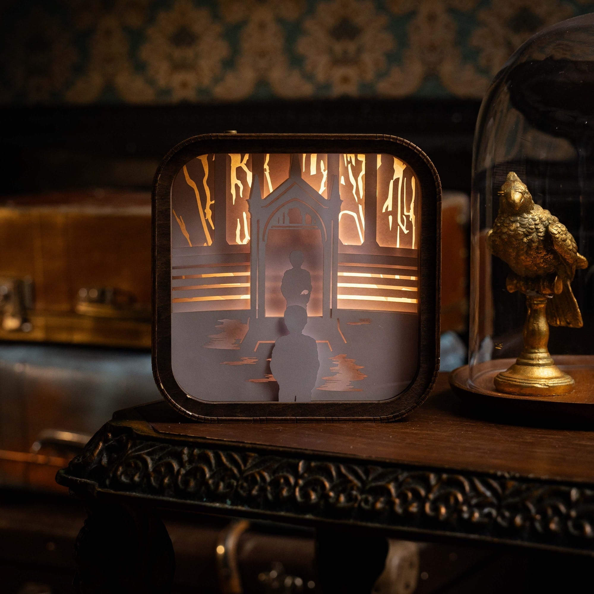Wooden Harry Potter Night Light - The Mirror of Erised by Enjoy The Wood