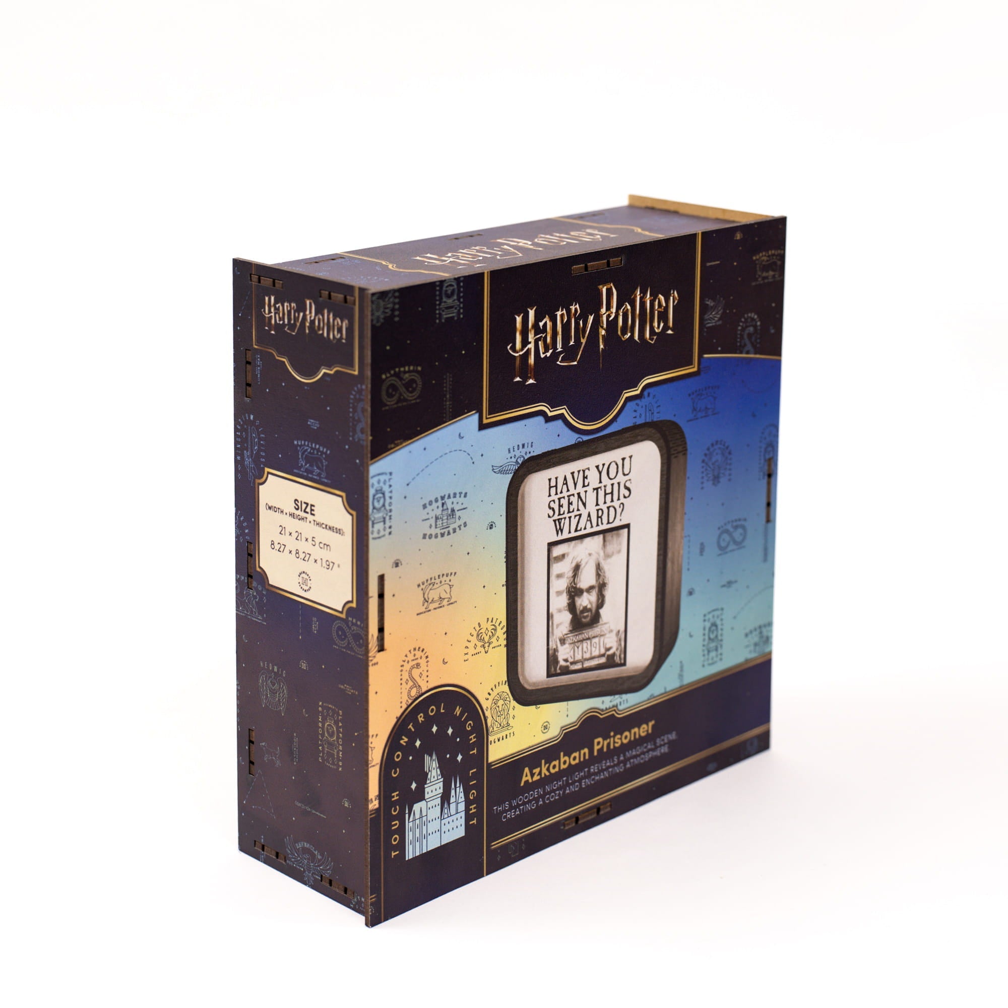 Wooden Acrylic Harry Potter Night Light - Azkaban Prisoner by Enjoy The Wood