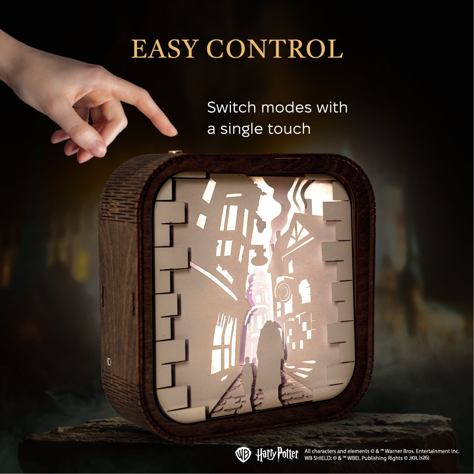 Wooden Paper Night Light - Diagon Alley by Enjoy The Wood