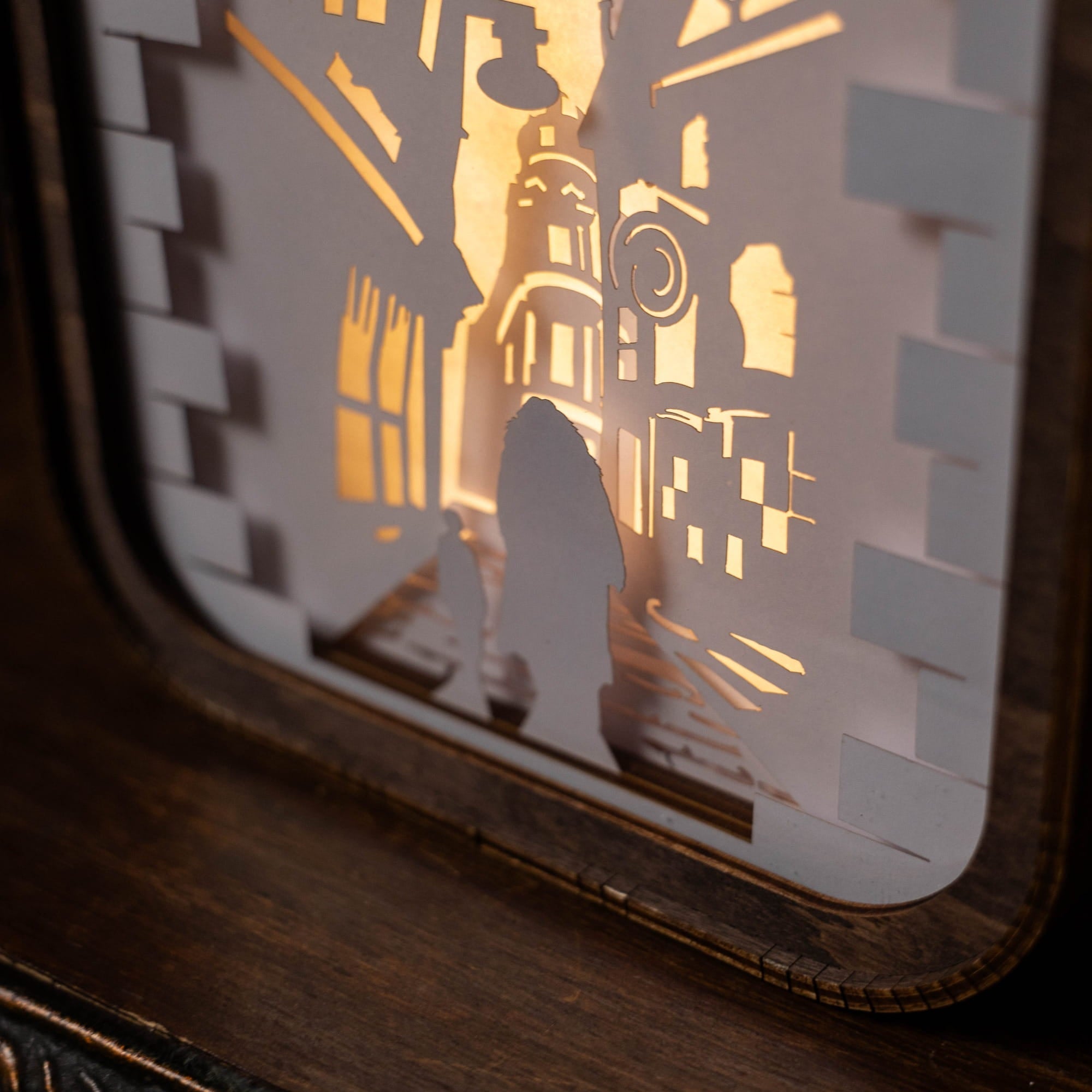 Wooden Harry Potter Night Light - Diagon Alley by Enjoy The Wood