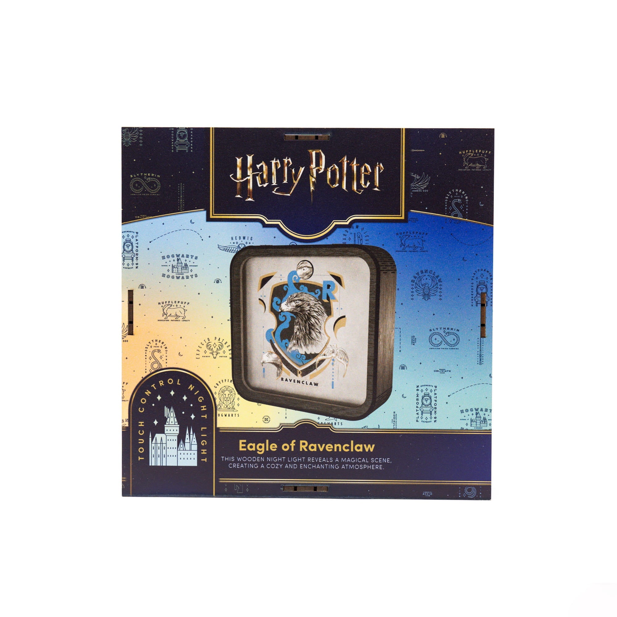Wooden Acrylic Harry Potter Night Light - Eagle of Ravenclaw by Enjoy The Wood