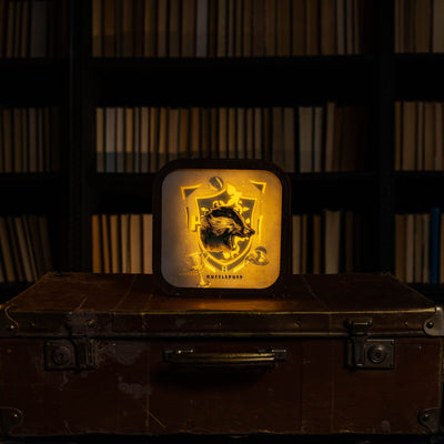 Wooden Acrylic Harry Potter Night Light - Badger of Hufflepuff by Enjoy The Wood 