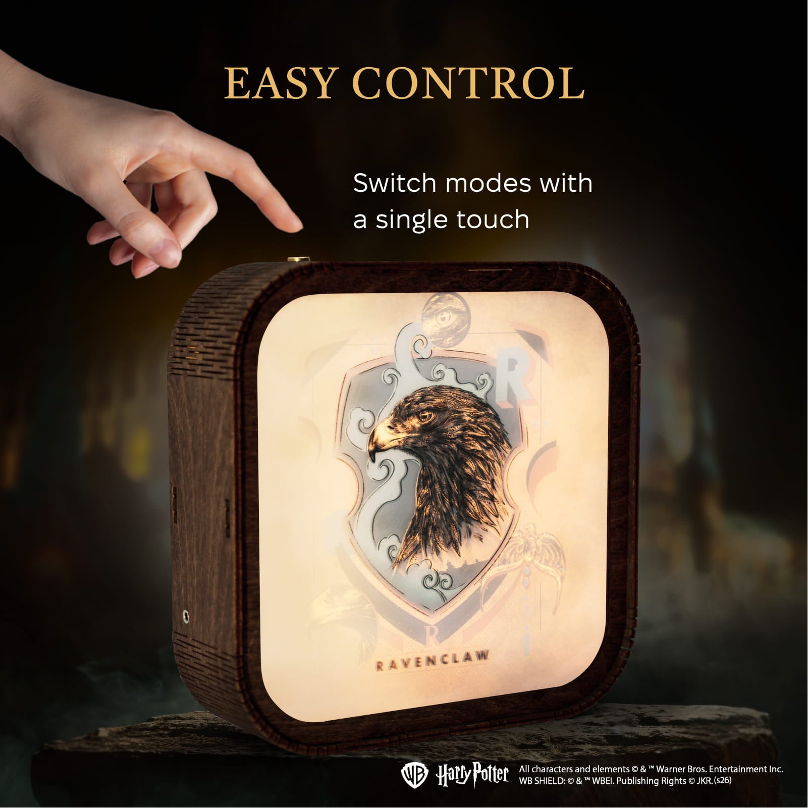 Wooden Acrylic Harry Potter Night Light - Eagle of Ravenclaw by Enjoy The Wood 