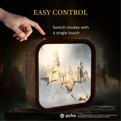 Wooden Acrylic Harry Potter Night Light - Hogwarts After Curfew by Enjoy The Wood 