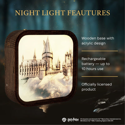 Wooden Acrylic Harry Potter Night Light - Hogwarts Castle by Enjoy The Wood 