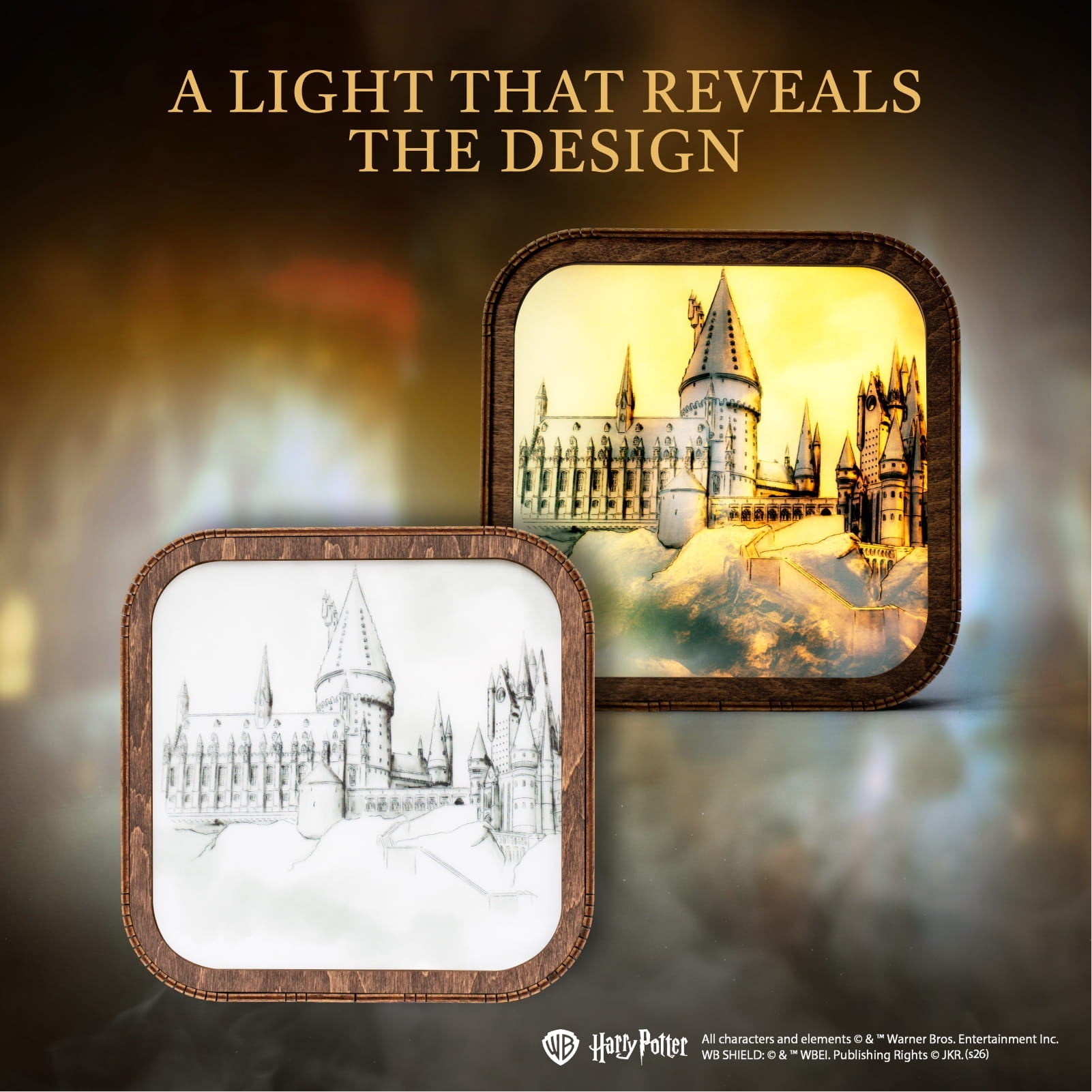 Wooden Acrylic Harry Potter Night Light - Hogwarts Express by Enjoy The Wood 