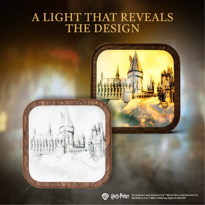 Wooden Acrylic Harry Potter Night Light - Hogwarts Express by Enjoy The Wood 