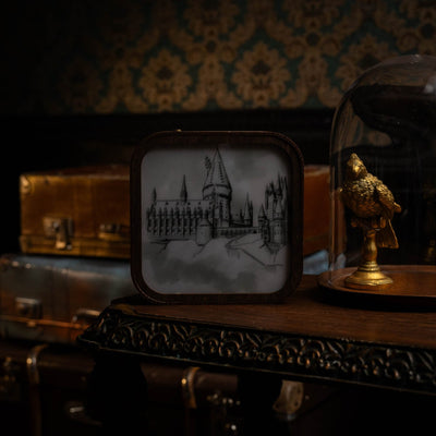 Wooden Acrylic Harry Potter Night Light - Hogwarts Castle by Enjoy The Wood 
