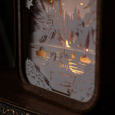 Wooden Harry Potter Night Light - Journey to Hogwarts by Enjoy The Wood 