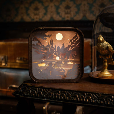 Wooden Harry Potter Night Light - Journey to Hogwarts by Enjoy The Wood 