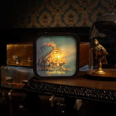 Wooden Acrylic Harry Potter Night Light - Hogwarts Express by Enjoy The Wood 