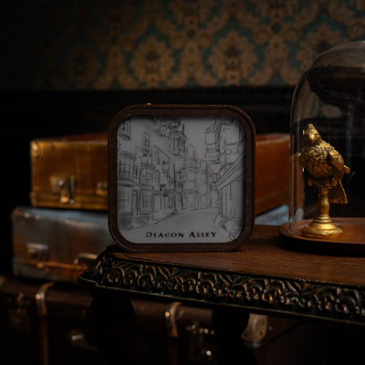 Wooden Acrylic Harry Potter Night Light - Night in Diagon Alley by Enjoy The Wood 