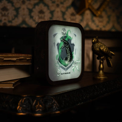 Wooden Acrylic Harry Potter Night Light - Serpent of Slytherin by Enjoy The Wood 