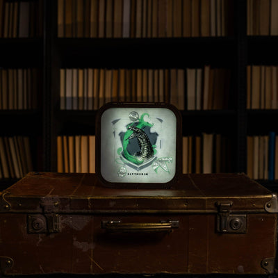 Wooden Acrylic Harry Potter Night Light - Serpent of Slytherin by Enjoy The Wood 