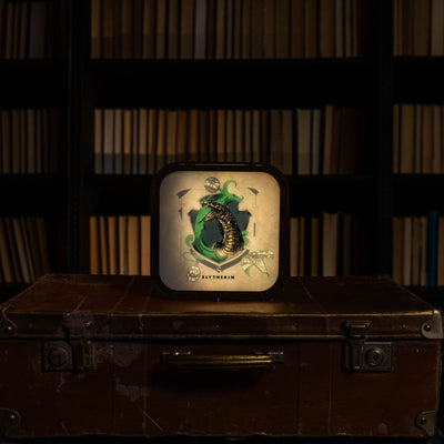 Wooden Acrylic Harry Potter Night Light - Serpent of Slytherin by Enjoy The Wood 