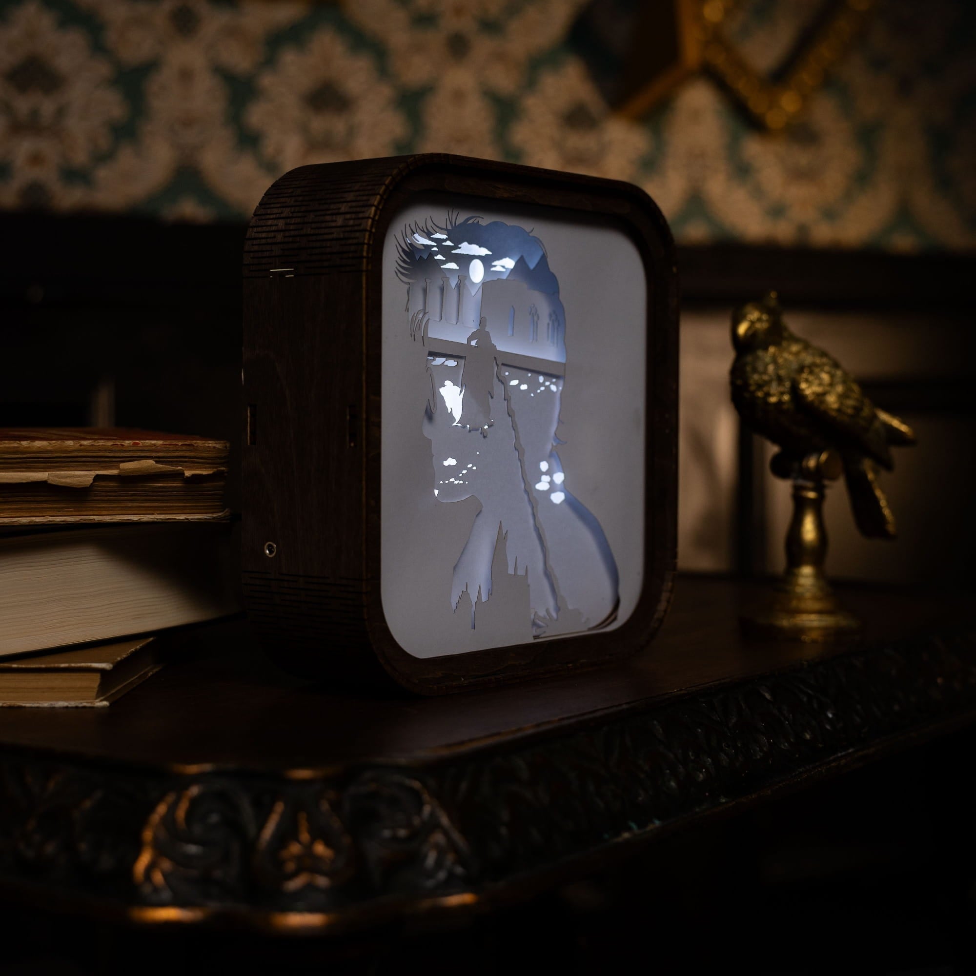 3D Wooden Harry Potter Night Light - The Final Battle