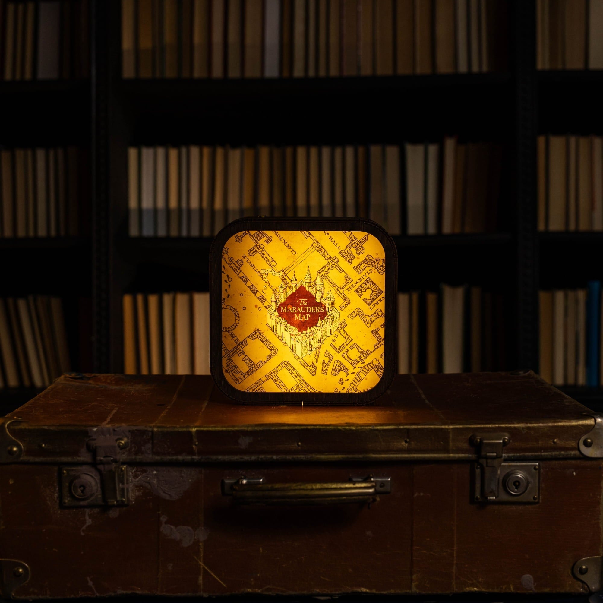 Wooden Acrylic Harry Potter Night Light - The Marauder’s Map by Enjoy The Wood 