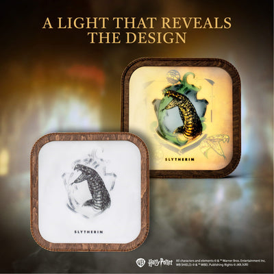 Wooden Acrylic Harry Potter Night Light - Serpent of Slytherin by Enjoy The Wood 