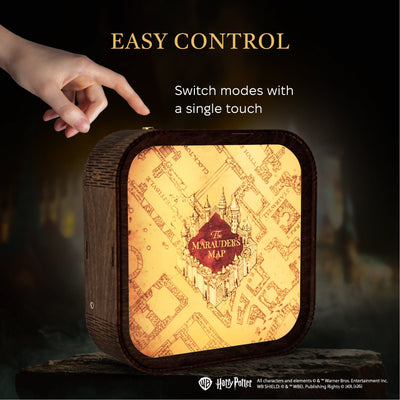 Wooden Acrylic Harry Potter Night Light - The Marauder’s Map by Enjoy The Wood 