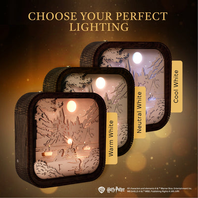 Wooden Paper Night Light - Journey to Hogwarts by Enjoy The Wood 