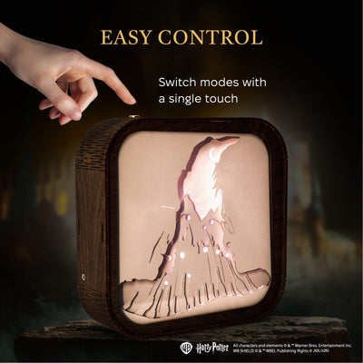 Wooden Paper Night Light - Light vs Darkness by Enjoy The Wood 