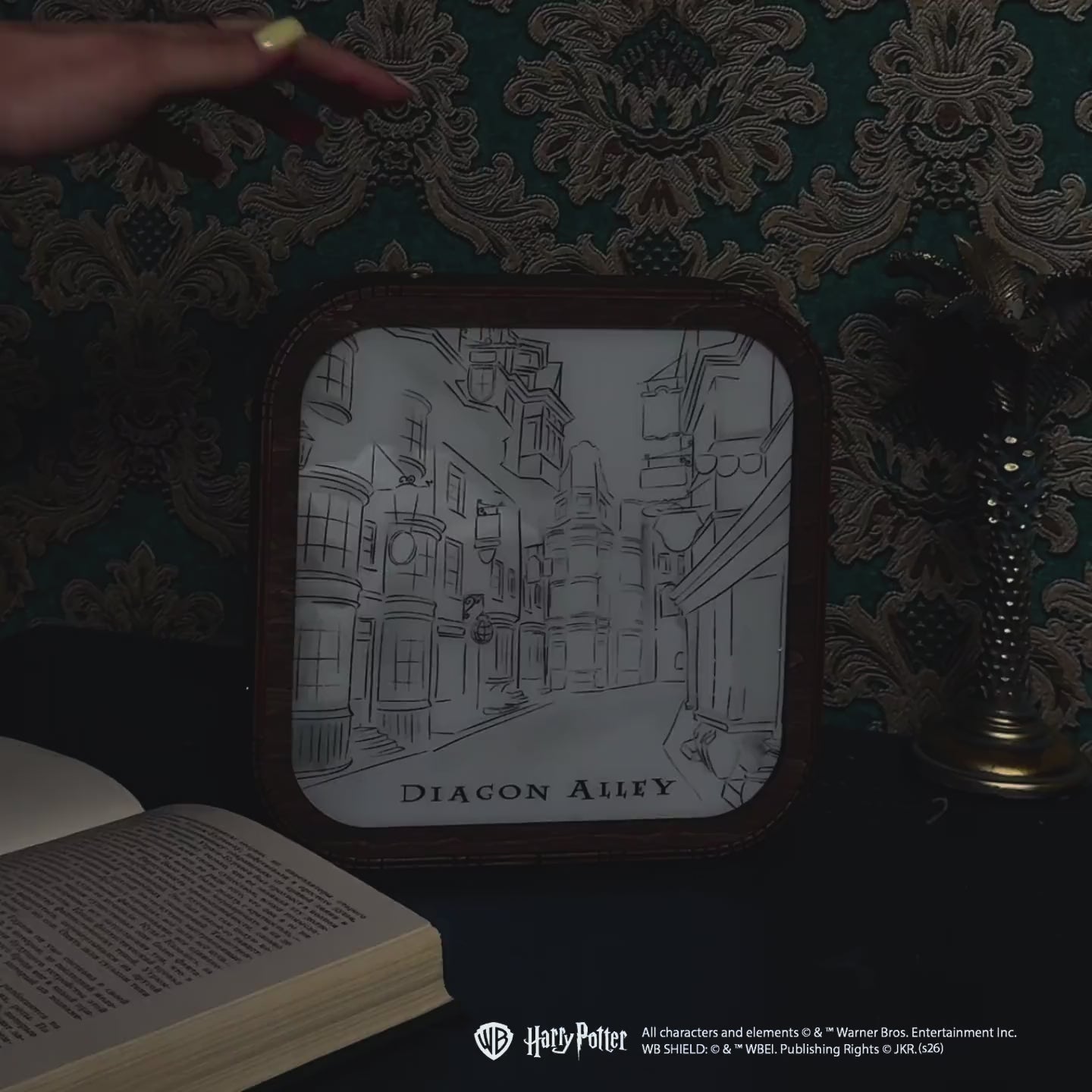Acrylic Harry Potter Night Light - Night in Diagon Alley