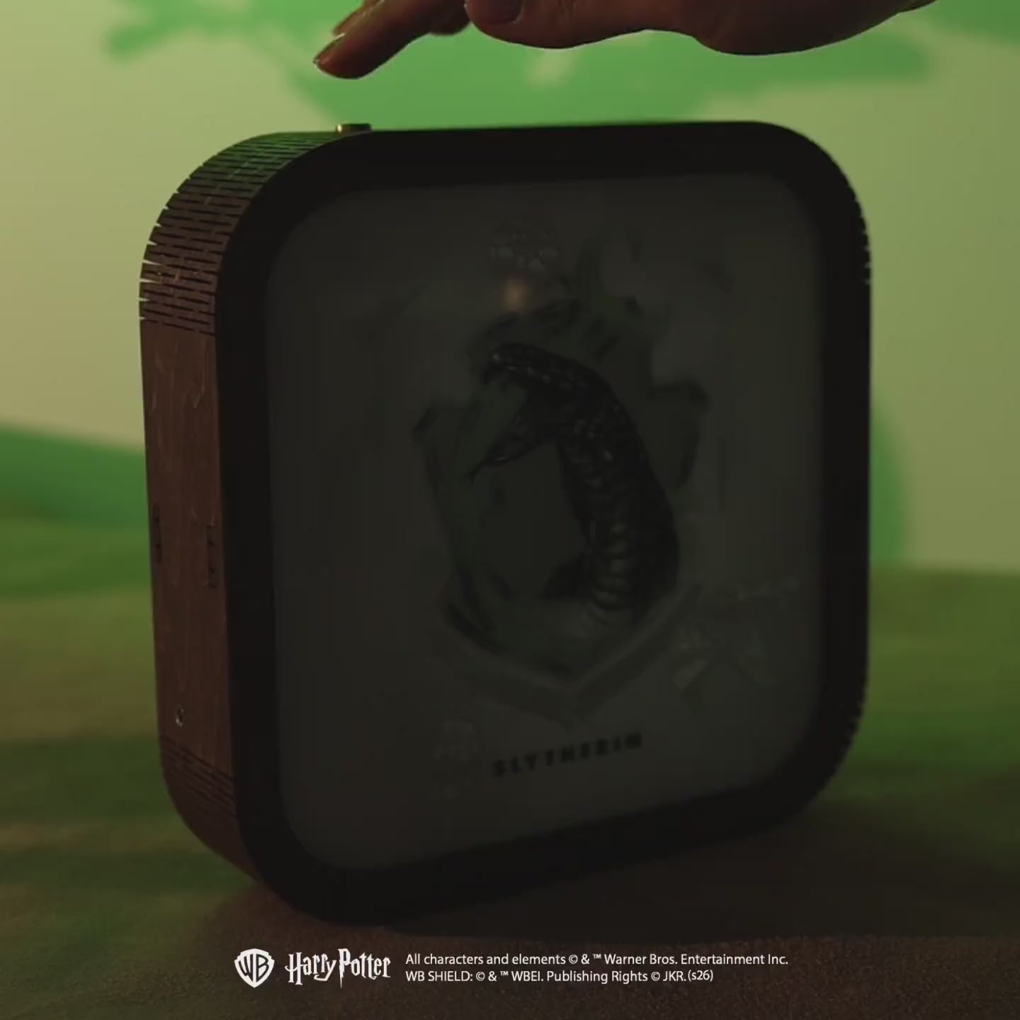Acrylic Harry Potter Night Light - Serpent of Slytherin