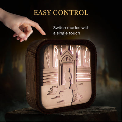 Wooden Paper Night Light - The Mirror of Erised by Enjoy The Wood 