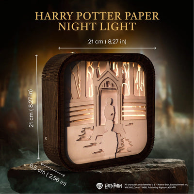 Wooden Paper Night Light - The Mirror of Erised by Enjoy The Wood 